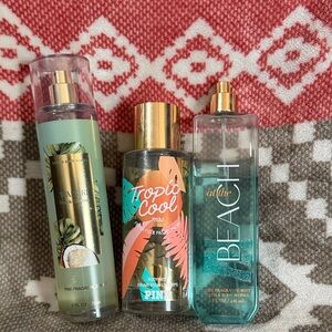Bath & Body Works & PINK body mists